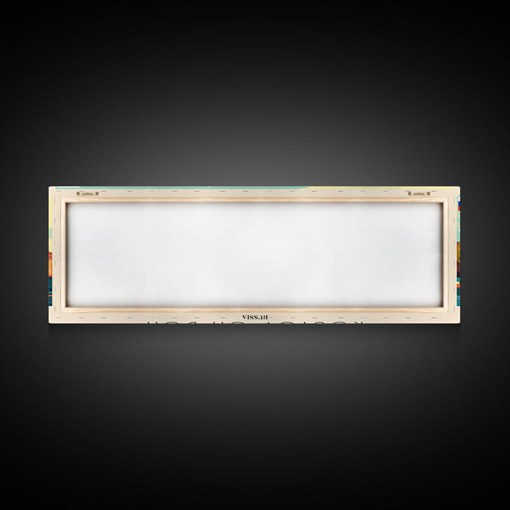 Rostov on Don Russia Panoramic Travel Poster, Framed Canvas Print or Metal Wall Art, Travel Art, Home Decor, Panoramic Painting, Midcentury Art