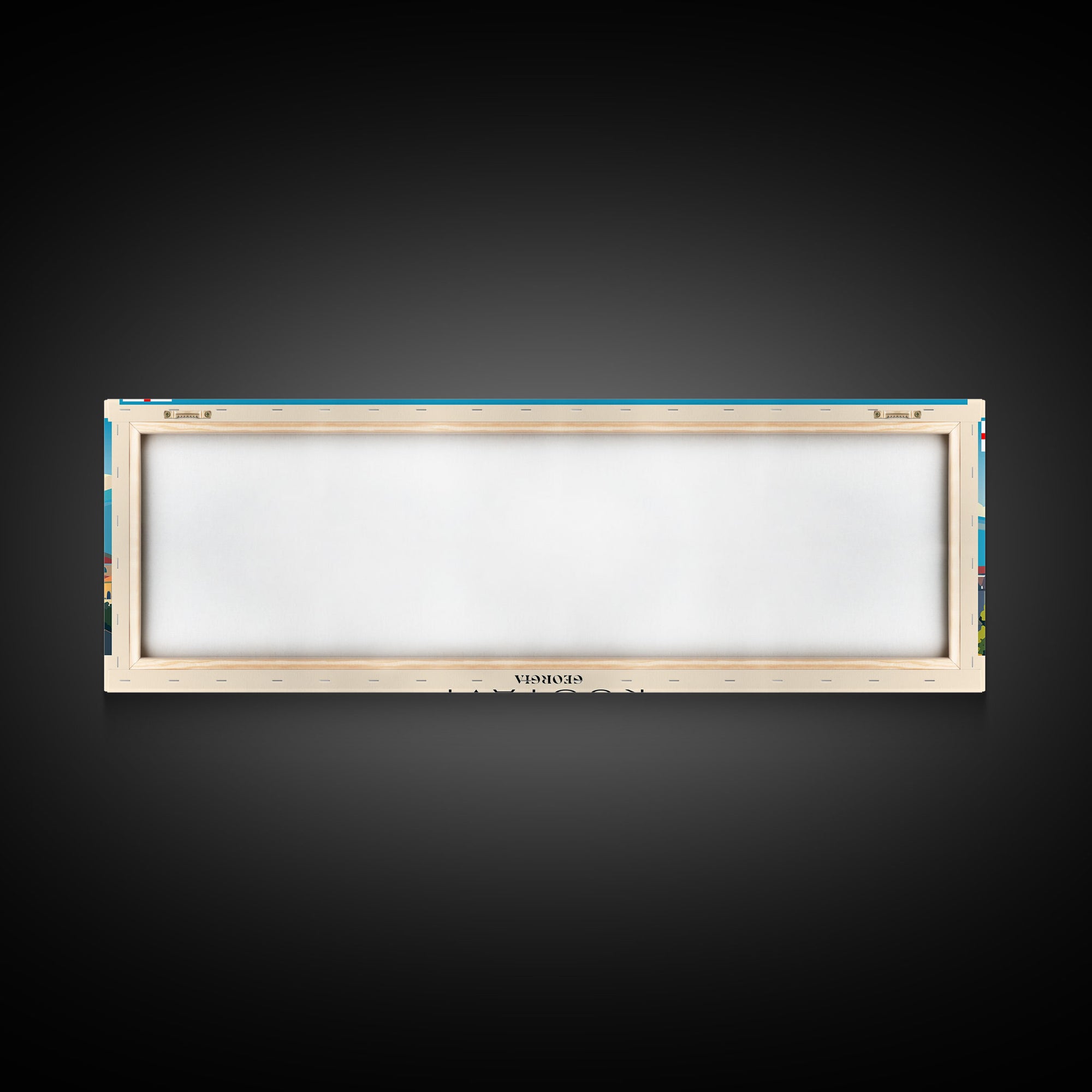 Rustavi Georgia Travel Art, City Art, Framed Canvas Print or Metal Wall Art, Europe Travel Poster, Panoramic Wall Art, Extra Wide Wall Art