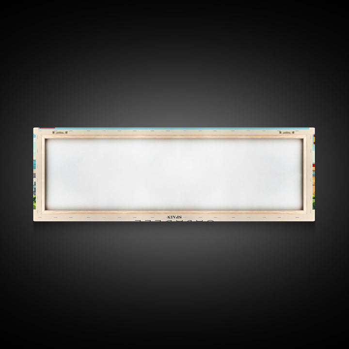 Sabadell Spain Travel Print Wall Art, Panoramic City Art, Travel Art, Wall Decor, Vacation Gift, Framed Canvas Print Or Metal Art