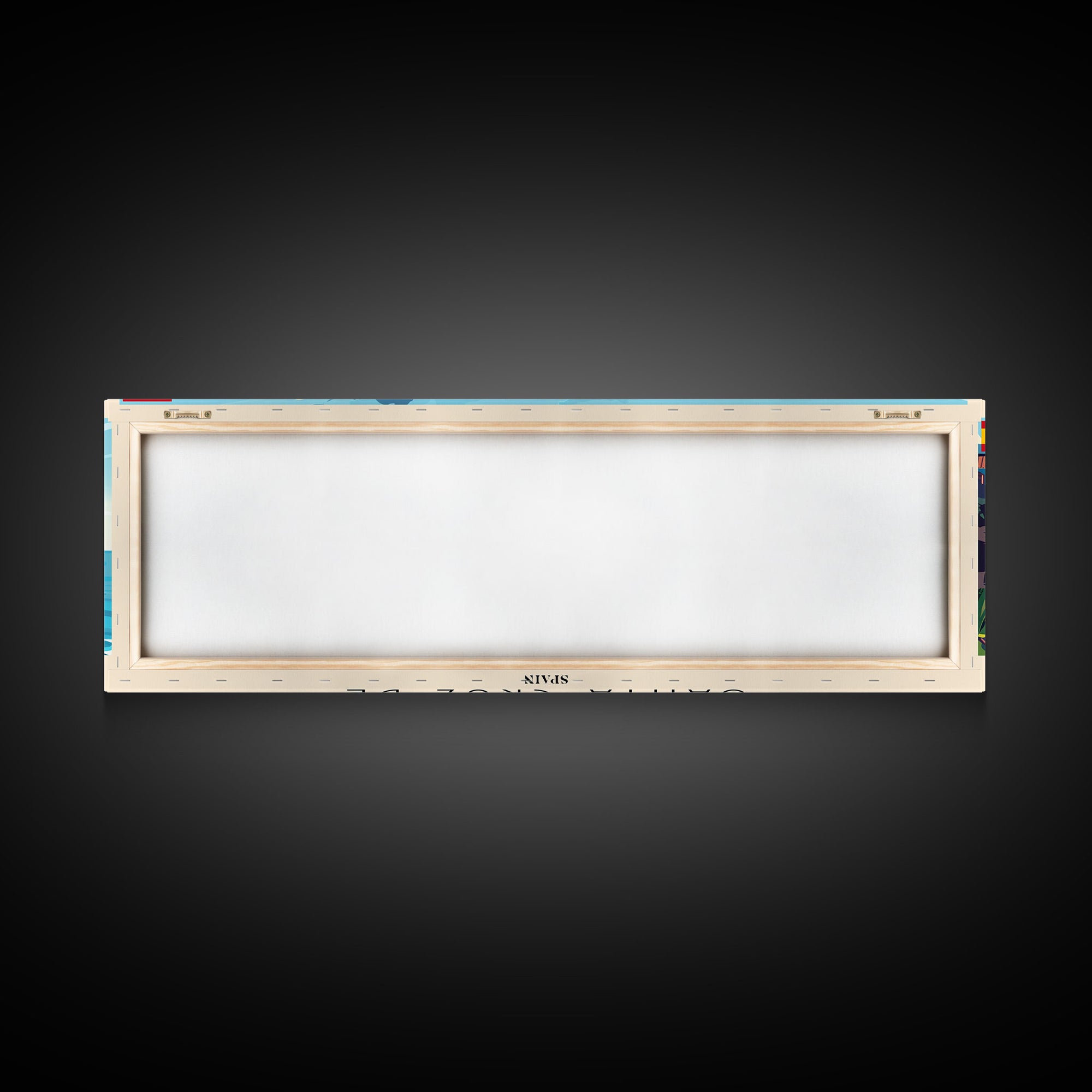 Santa Cruz Tenerife Spain Wall Art, Panoramic Travel Poster, Panoramic Framed Canvas Print, City Wall Art, Wall Hanging Home Decor, Travel Art