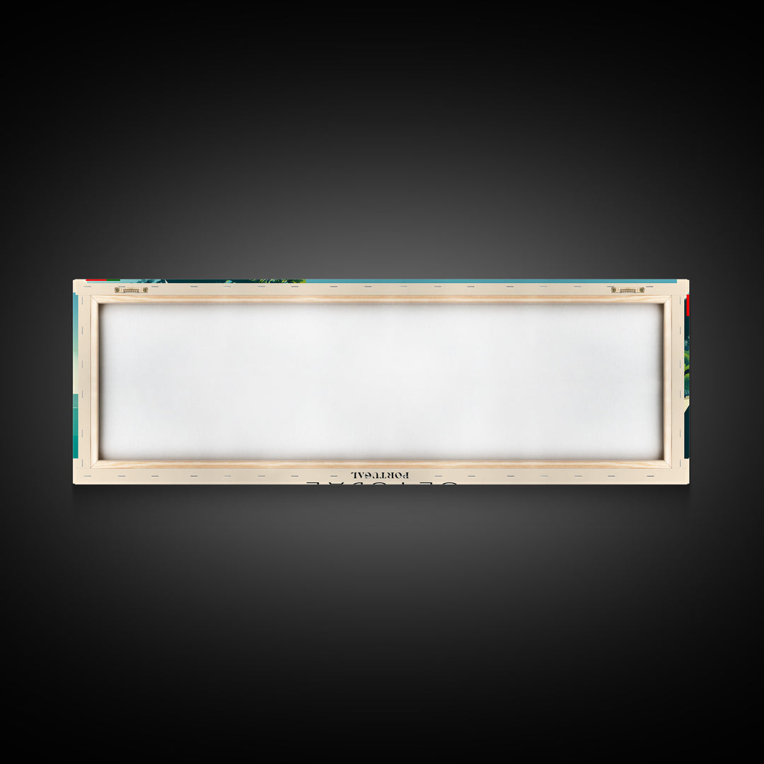 Setbal Portugal Travel Print Wall Art, Panoramic City Art, Travel Art, Wall Decor, Vacation Gift, Framed Canvas Print Or Metal Art