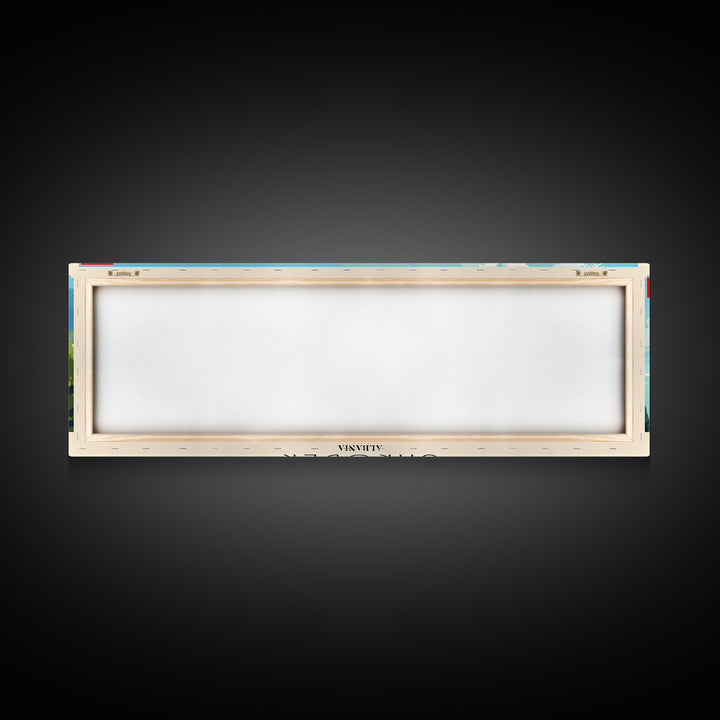 Shkodr Albania Travel Print Wall Art, Panoramic City Art, Travel Art, Wall Decor, Vacation Gift, Framed Canvas Print Or Metal Art