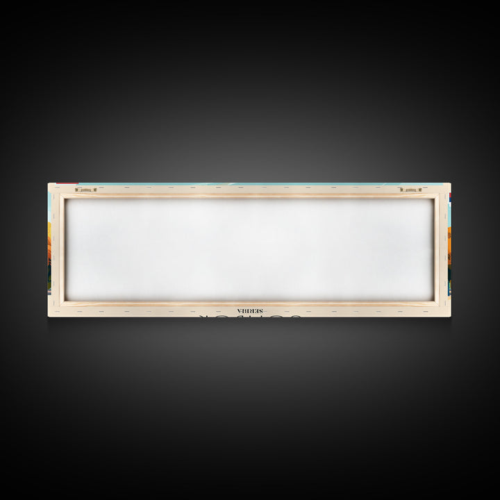 Sombor Serbia Travel Print Wall Art, Panoramic City Art, Travel Art, Wall Decor, Vacation Gift, Framed Canvas Print Or Metal Art