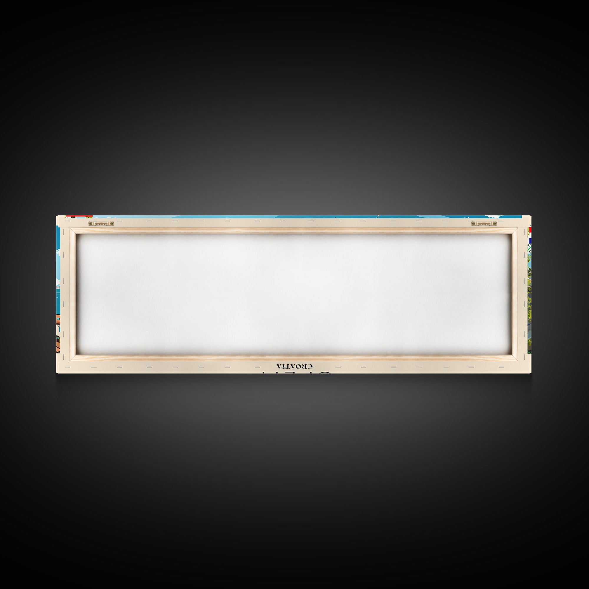 Split Croatia Travel Print Wall Art, Panoramic City Art, Travel Art, Wall Decor, Vacation Gift, Framed Canvas Print Or Metal Art