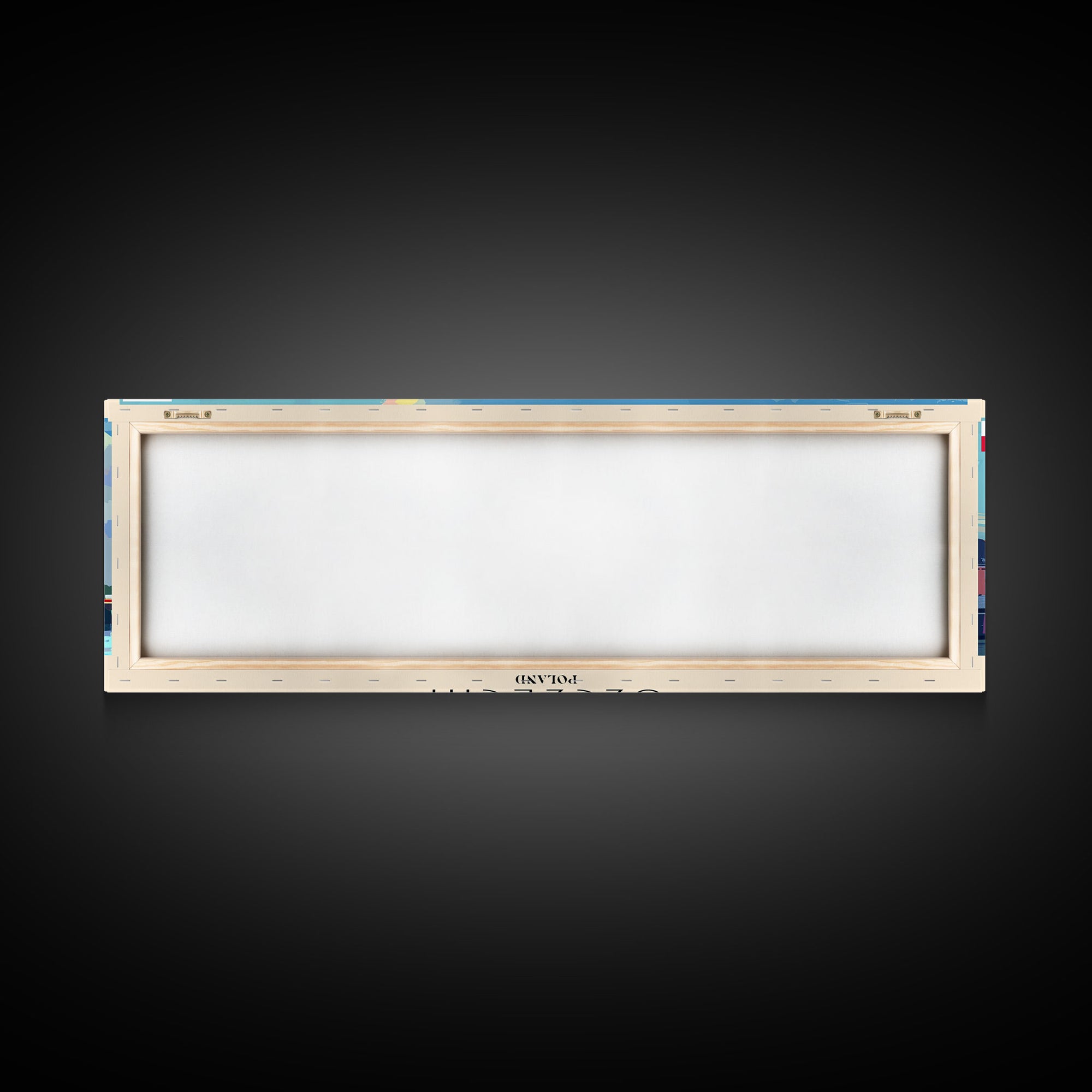 Szczecin Poland Travel Print Wall Art, Panoramic City Art, Travel Art, Wall Decor, Vacation Gift, Framed Canvas Print Or Metal Art