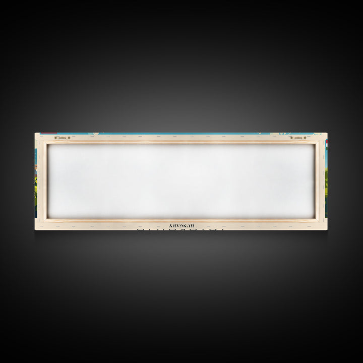 Tatabanya Hungary Travel Print Wall Art, Panoramic City Art, Travel Art, Wall Decor, Vacation Gift, Framed Canvas Print Or Metal Art