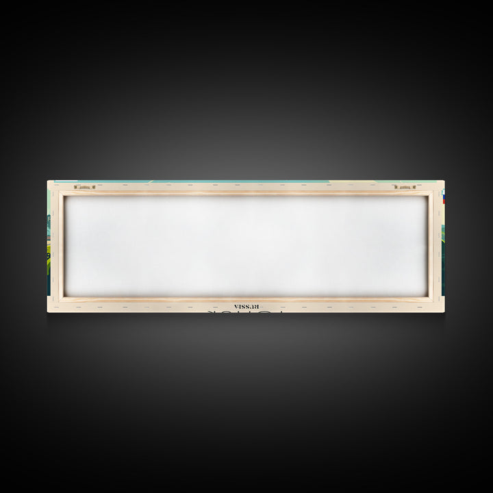 Tomsk Russia Wall Art, Panoramic Travel Poster, Panoramic Framed Canvas Print, City Wall Art, Wall Hanging Home Decor, Travel Art