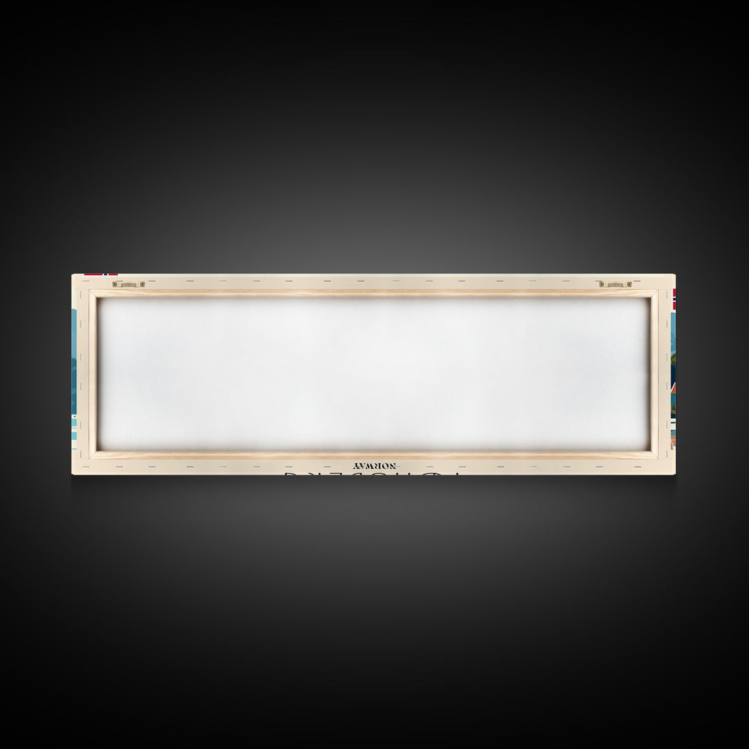 Tųnsberg Norway Travel Print Wall Art, Panoramic City Art, Travel Art, Wall Decor, Vacation Gift, Framed Canvas Print Or Metal Art