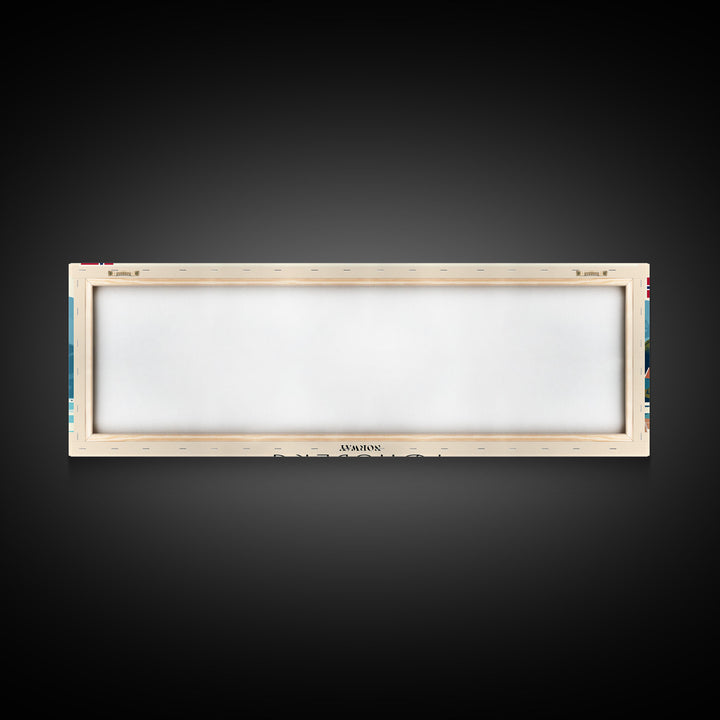 Tųnsberg Norway Travel Print Wall Art, Panoramic City Art, Travel Art, Wall Decor, Vacation Gift, Framed Canvas Print Or Metal Art