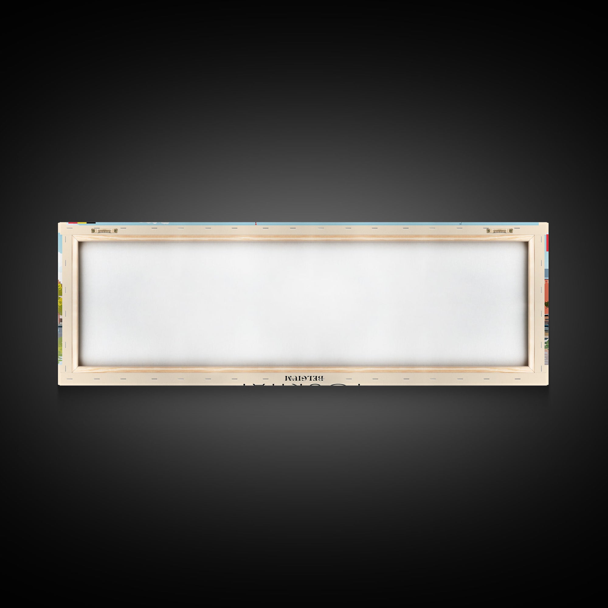 Tournai Belgium Travel Print Wall Art, Panoramic City Art, Travel Art, Wall Decor, Vacation Gift, Framed Canvas Print Or Metal Art