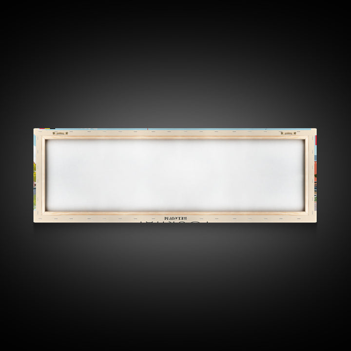 Tournai Belgium Travel Print Wall Art, Panoramic City Art, Travel Art, Wall Decor, Vacation Gift, Framed Canvas Print Or Metal Art