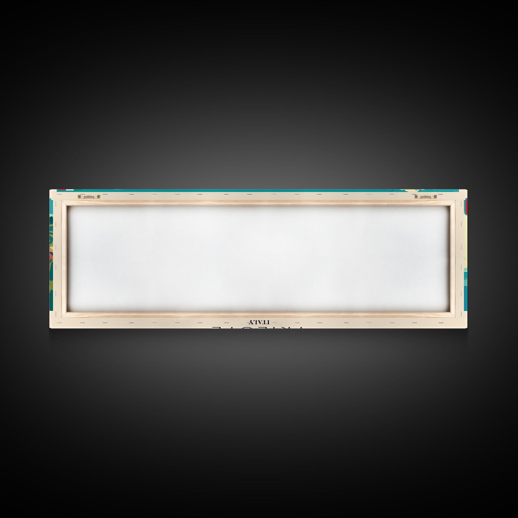 Trieste Italy Panoramic Travel Poster, Framed Canvas Print or Metal Wall Art, Travel Art, Home Decor, Panoramic Painting, Midcentury Art