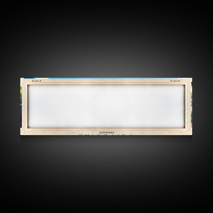 Wuppertal Germany Travel Art, City Art, Framed Canvas Print or Metal Wall Art, Europe Travel Poster, Panoramic Wall Art, Extra Wide Wall Art