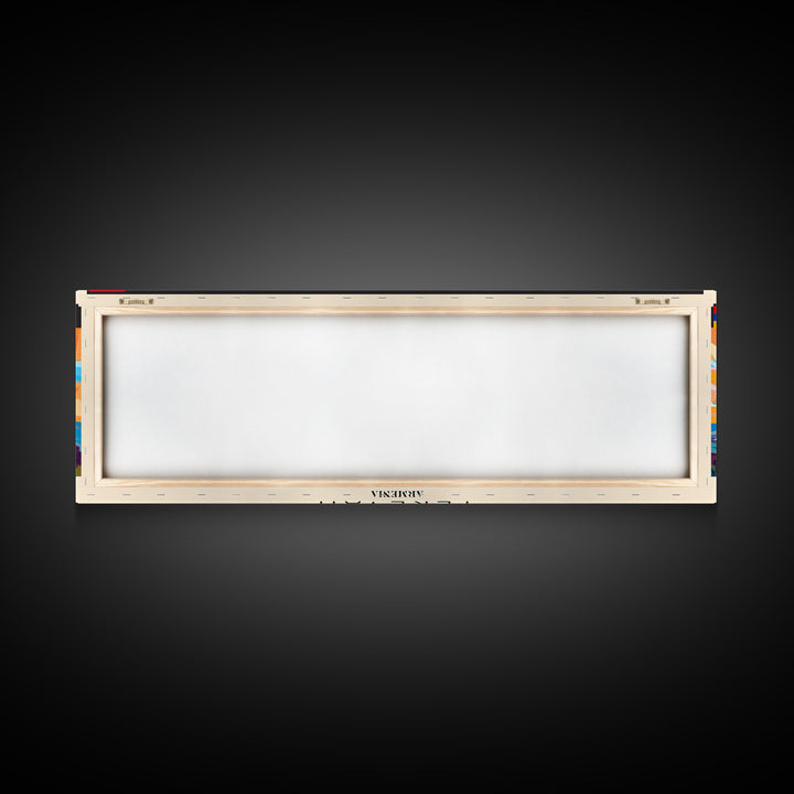 Yerevan Armenia Travel Art, City Art, Framed Canvas Print or Metal Wall Art, Europe Travel Poster, Panoramic Wall Art, Extra Wide Wall Art