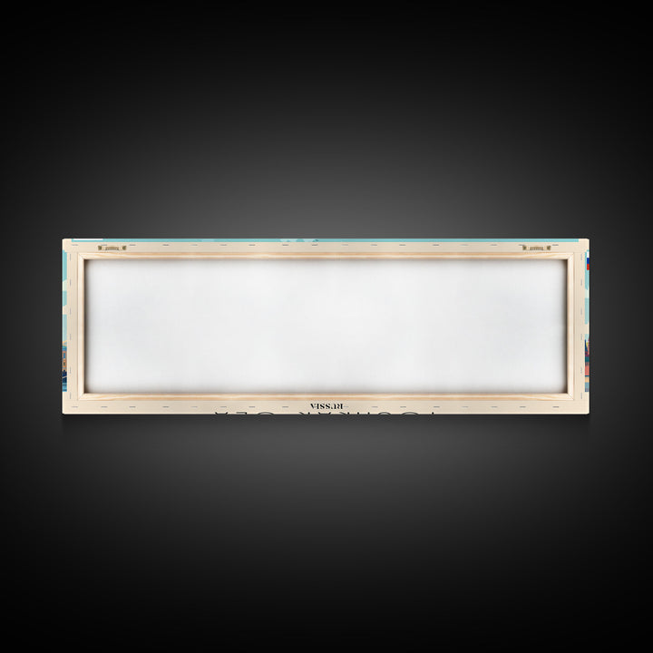 Yoshkar Ola Russia Panoramic Travel Poster, Framed Canvas Print or Metal Wall Art, Travel Art, Home Decor, Panoramic Painting, Midcentury Art