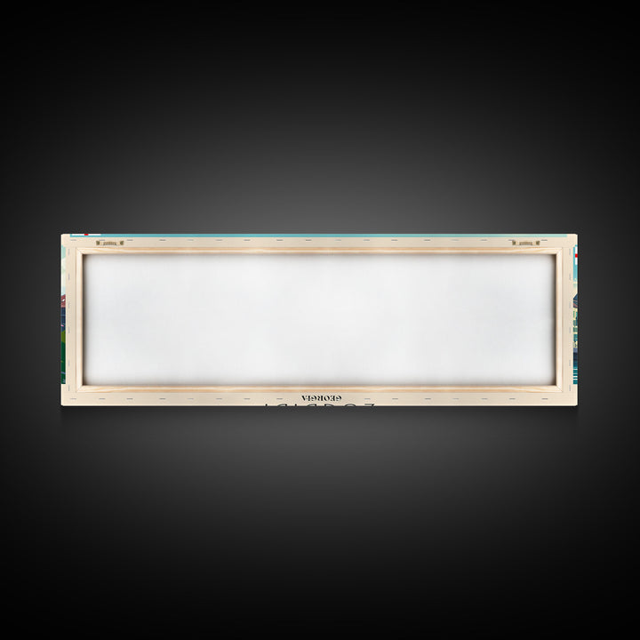 Zugdidi Georgia Travel Print Wall Art, Panoramic City Art, Travel Art, Wall Decor, Vacation Gift, Framed Canvas Print Or Metal Art