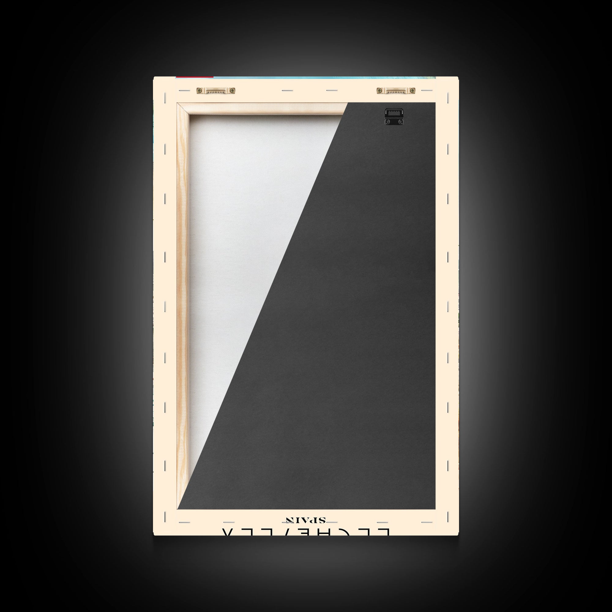 Elche, Spain Vibrant Framed Canvas Print. Stunning Wall Art for Living Room or Bedroom Decor, Spanish Travel Poster Art.