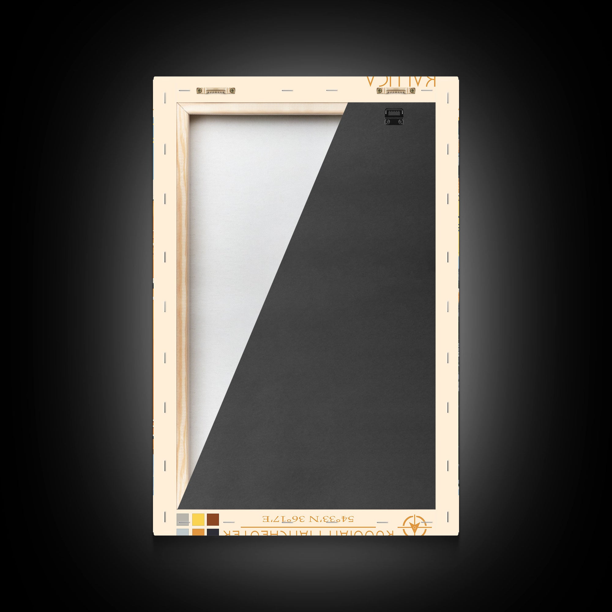 Kaluga Russia Travel Poster Framed Canvas Print, Midcentury Modern Art, Pop Art Wall Decor, Scenic Wall Art, Bedroom Decoration