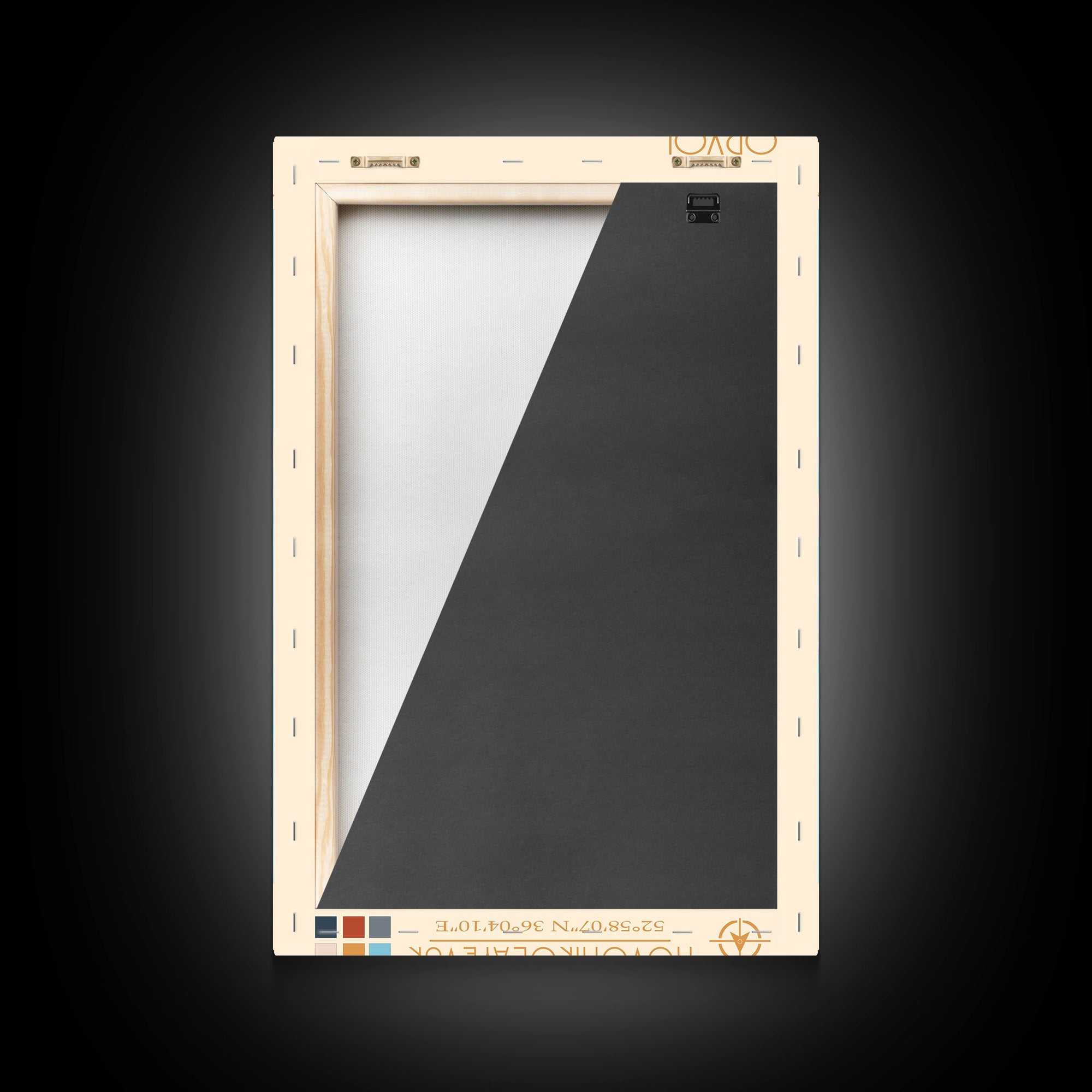 Oryol Russia Travel Poster Framed Canvas Print, Vintage Style, Pop Art Home Decor, Scenic Wall Art, Bedroom Decoration, Office Gift