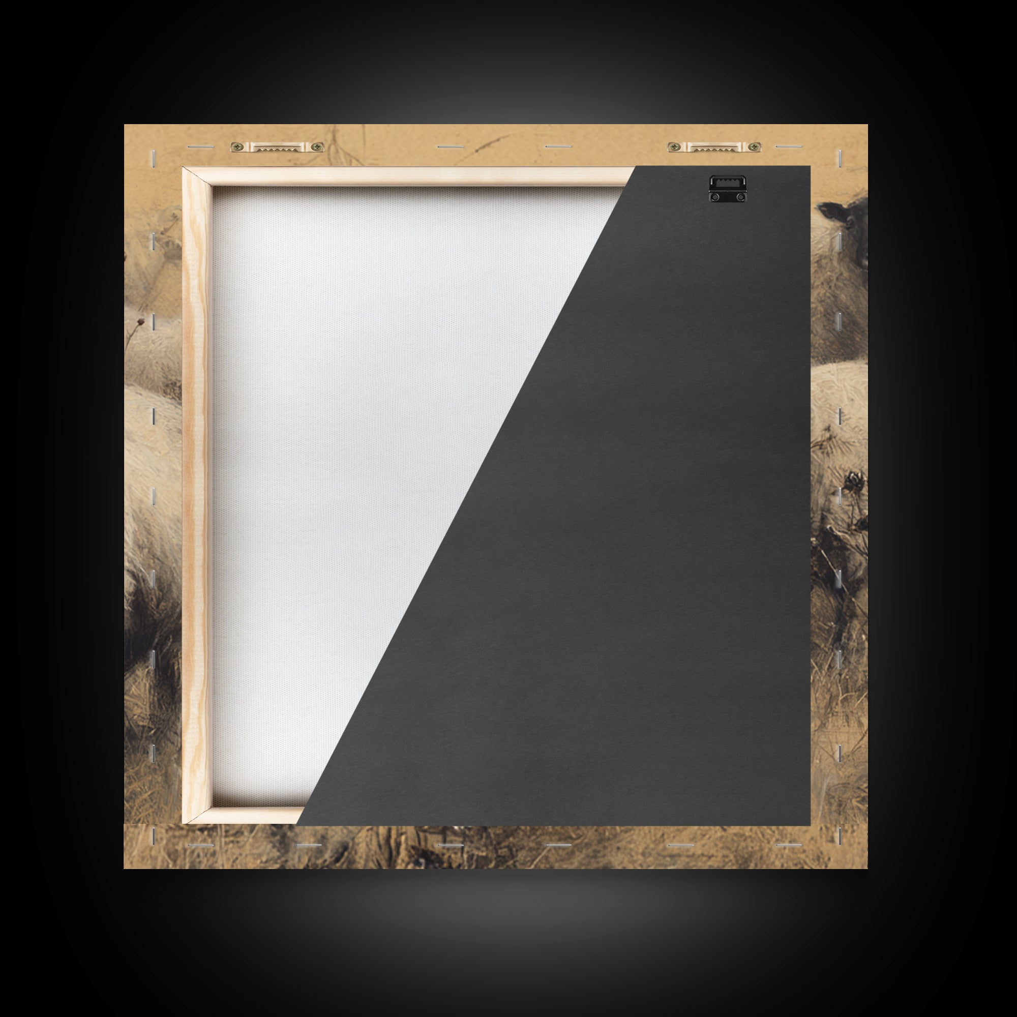 Black and White Sheep Framed Canvas Print, Farmhouse Art, Gallery Decor, Farmhouse Decor, Fine Art, Harvest, Contemporary Art, FAR-1x1-32