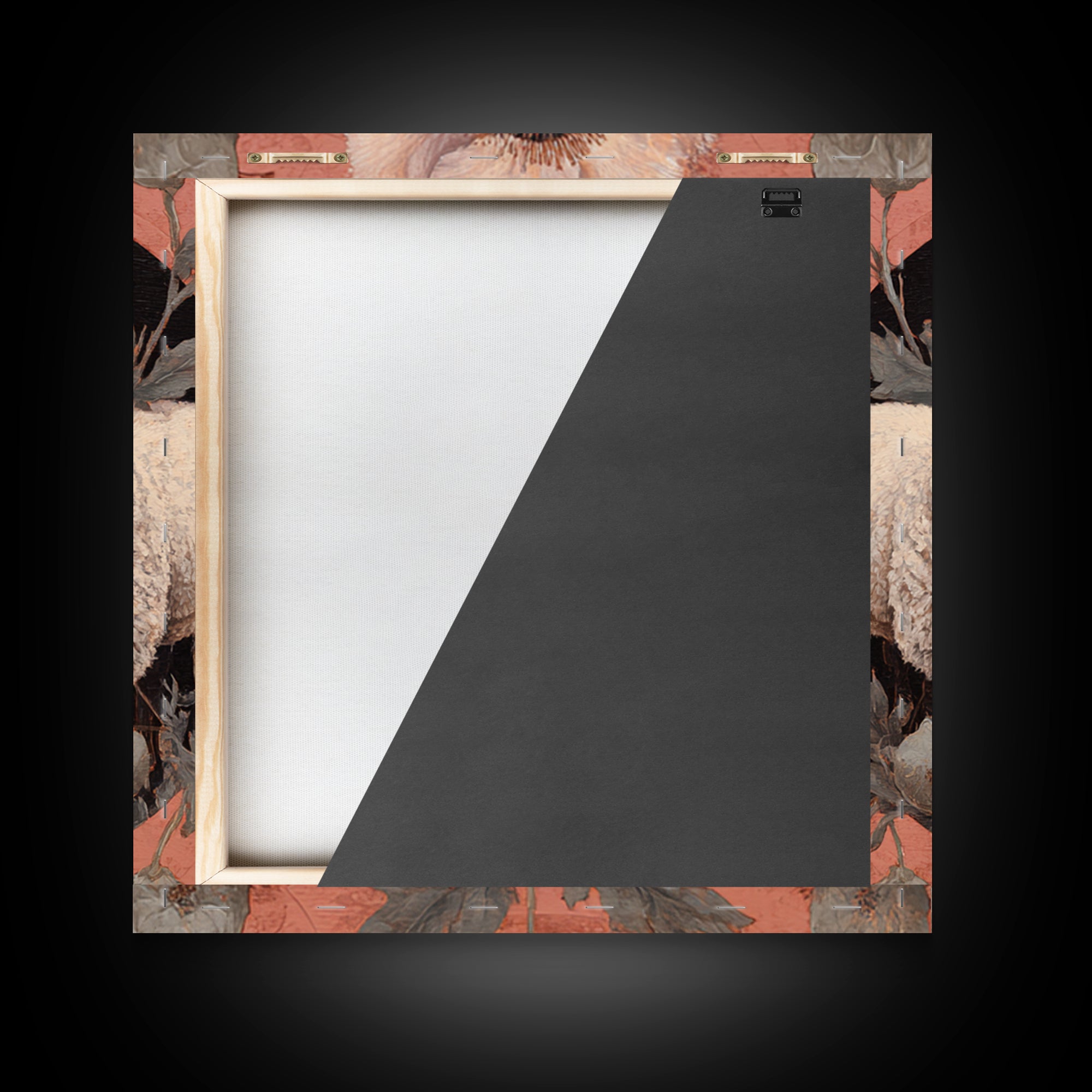 Black and White Sheep Framed Canvas Print, Farmhouse Art, Digital Wall Art, Farmhouse Decor, Harvest, Botanical Prints, FAR-1x1-56
