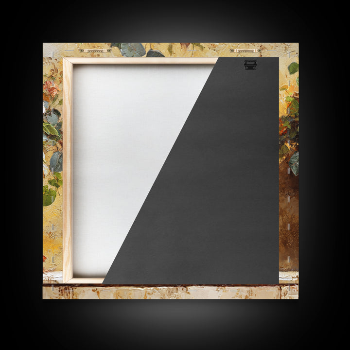 Ch Teau Garden Urn Framed Canvas Print, French Country Art, Farmhouse Wall Decor, Farmhouse Decor, Fine Art, Country, FCA-1x1-43