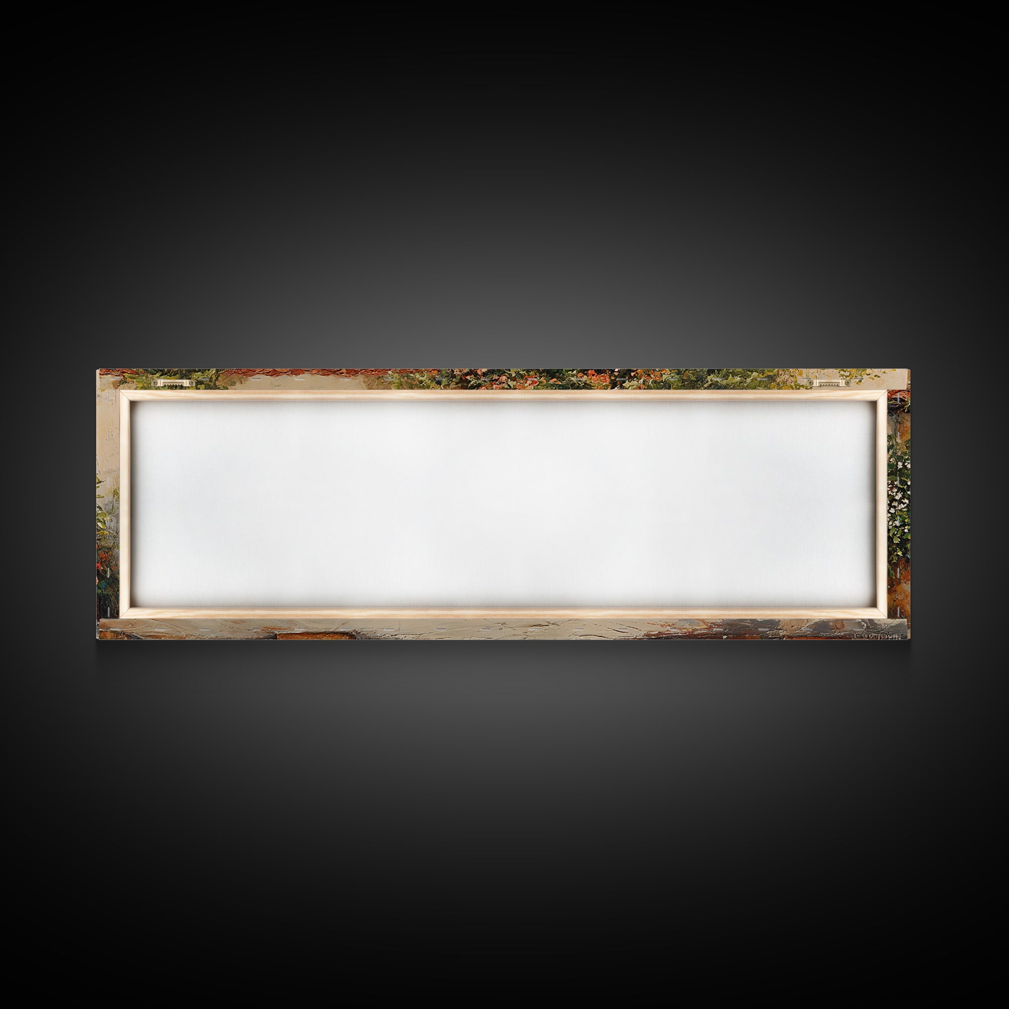 Rustic Door Covered Framed Canvas Print, French Country Art, Textured Painting, Farmhouse Decor, Country, Home Decor Gift, FCA-3x1-9