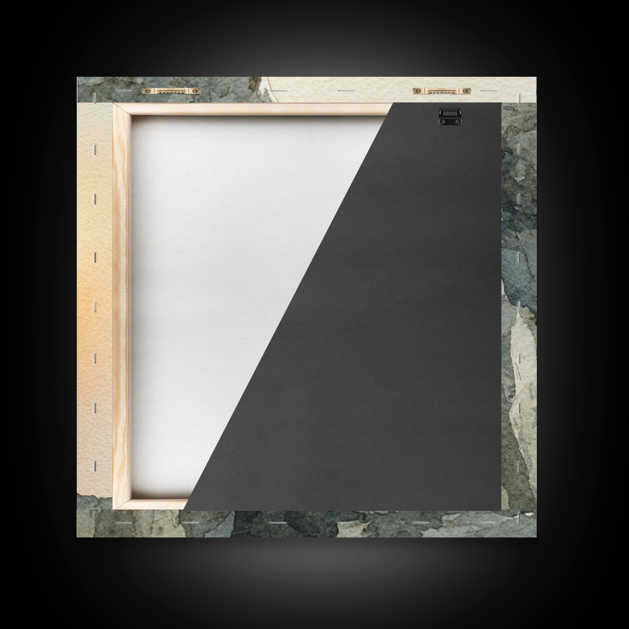 Rock Climber Reaching Toward Warm Light Framed Canvas Print, Fitness Studio Art, Dance Studio Decor, Gym Decor, Motion, FSA-1x1-63