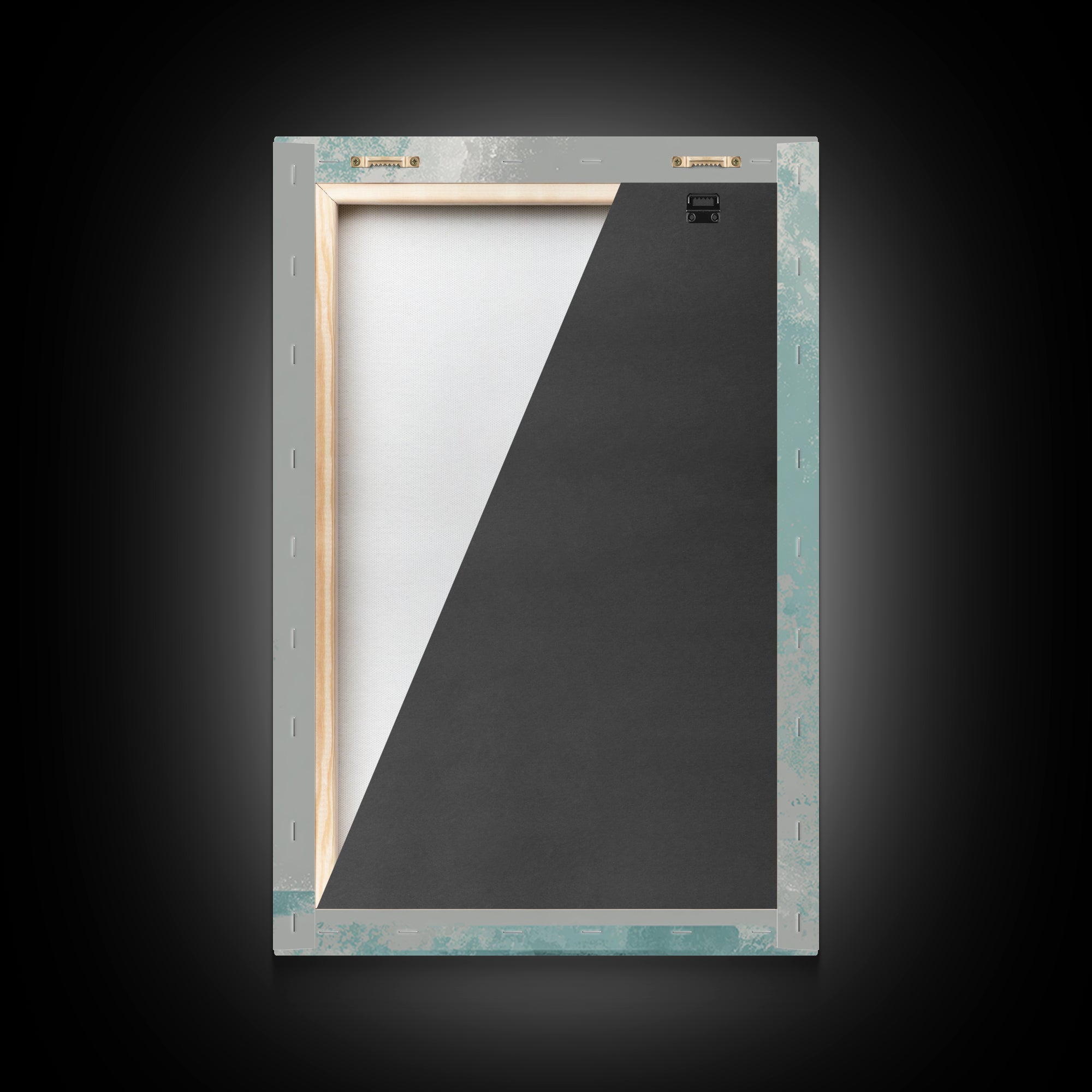 Kettlebell and Chalk Dust Canvas Print, Fitness Studio Art, Art Print, Gym Decor, Abstract Art, Motion, Motivational Poster, FSA-2x3-62