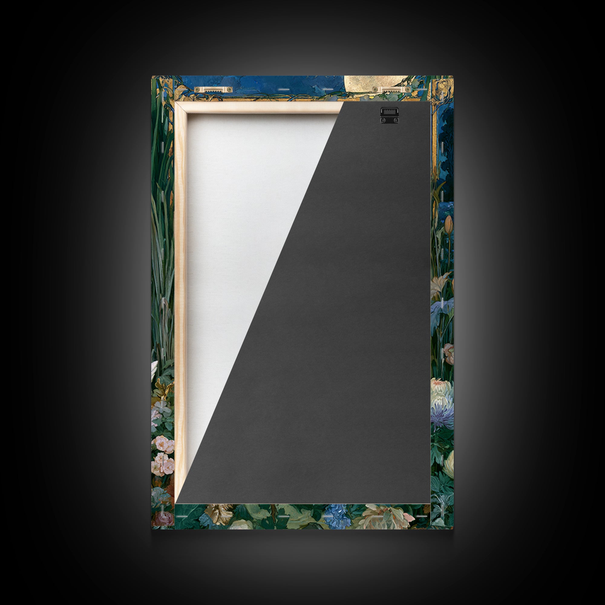 White Swan Transformation Scene Framed Canvas Print, Fairy Tale Art, Abstract Art, Living Room Decor, Storybook, Kids Room Art, FTA-2x3-47