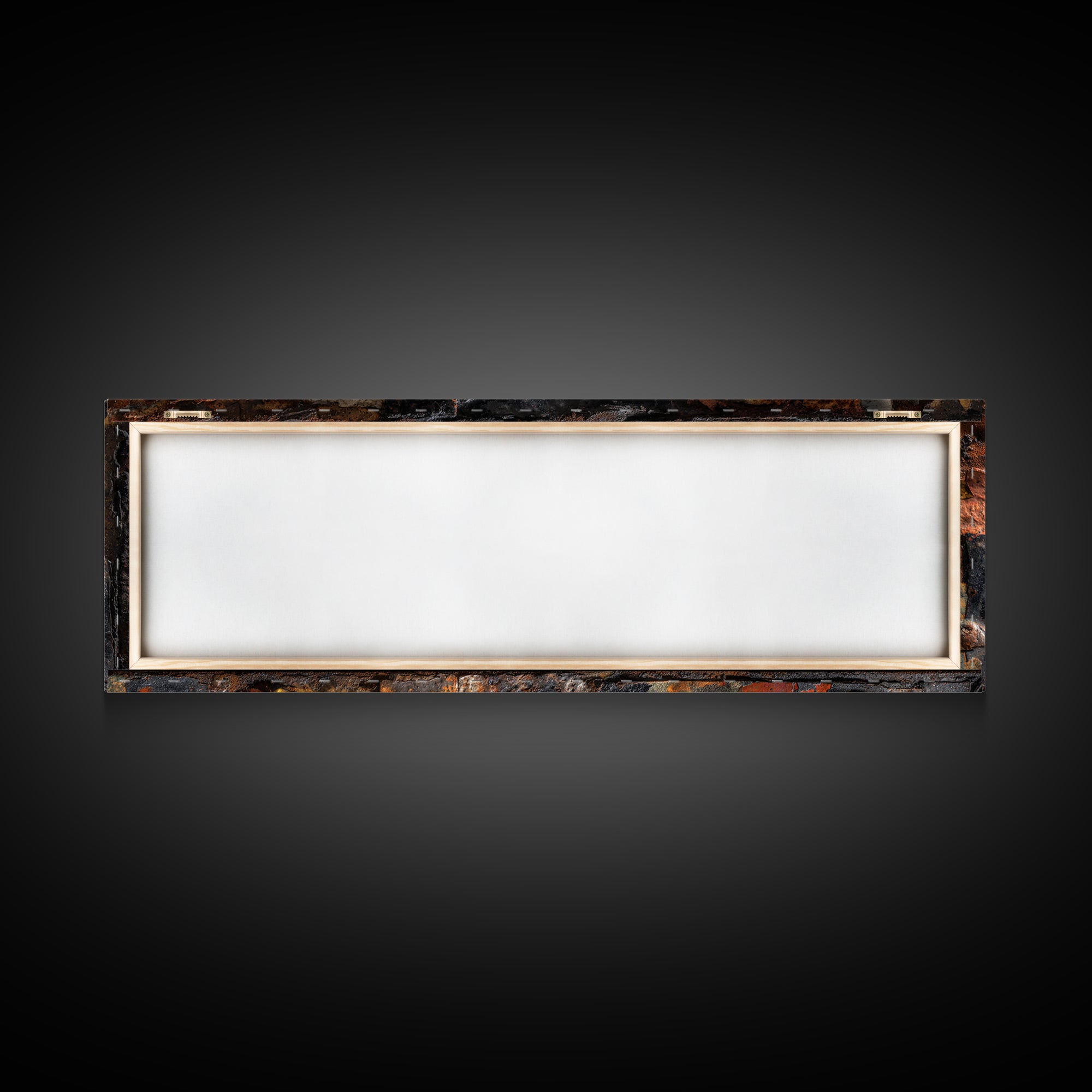 Rusty License Plate Collage Canvas Print, Garage Art, Garage Decor, Fine Art, Motor, Room Decor, Textured Painting, GAR-3x1-24