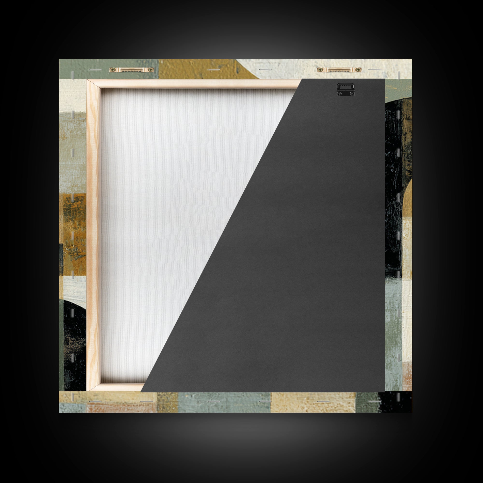 Warm Abstract Arches Framed Canvas Print, Guest Bedroom Art, Living Room Decor, Bedroom Decor, Guest, Farmhouse Wall Art, GBA-1x1-27