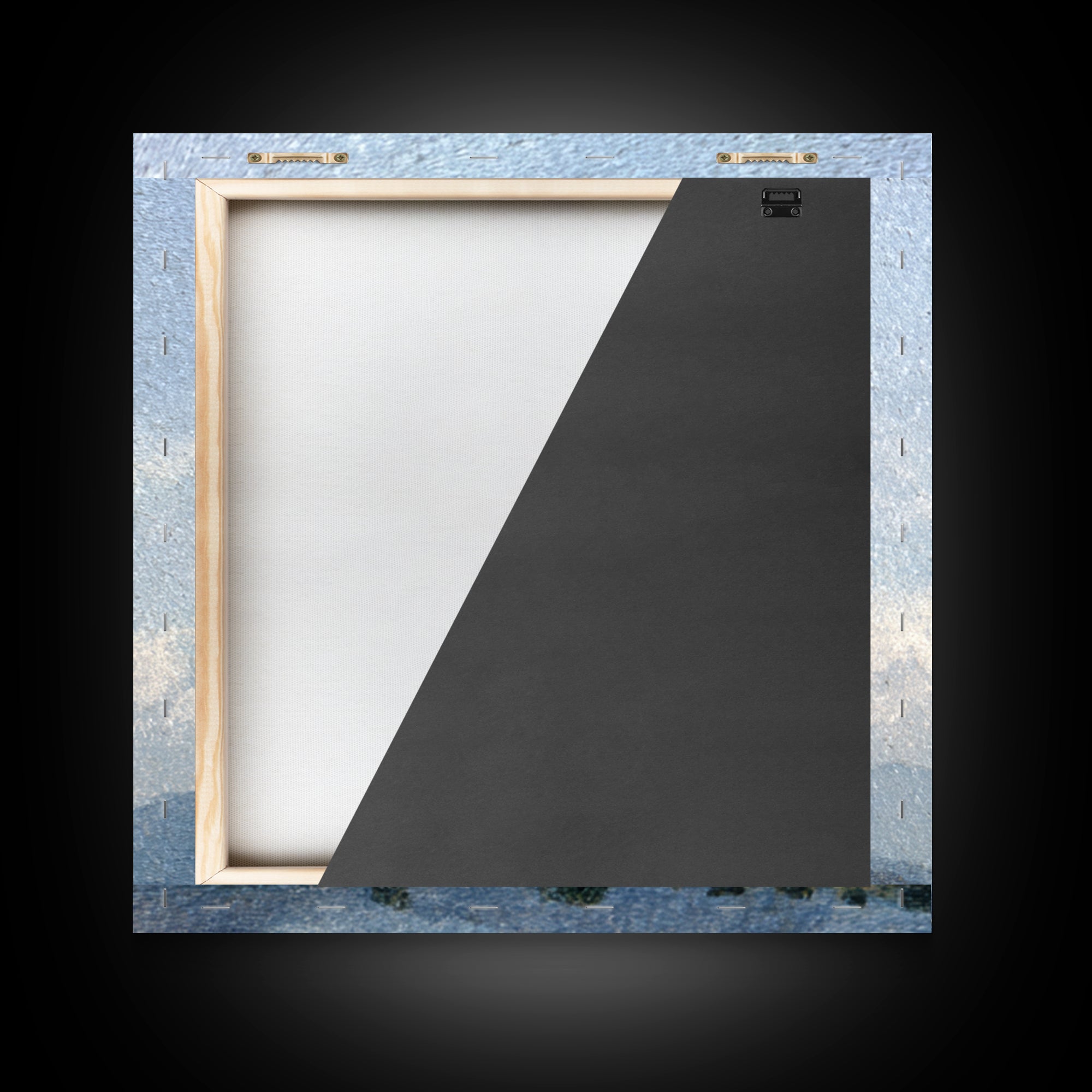 Gentle Rain over Distant Hills Framed Canvas Print, Guest Bedroom Art, Poster, Bedroom Decor, Fine Art, Guest, Farmhouse Decor, GBA-1x1-48