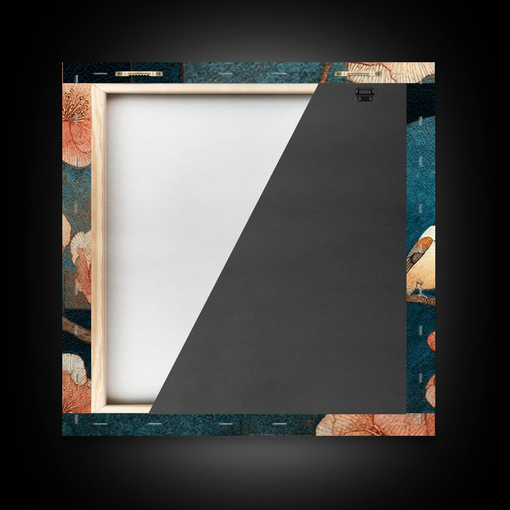 Monochrome Forest Silhouette Framed Canvas Print, Guest Bedroom Art, Bedroom Prints, Bedroom Decor, Guest, Minimalist Decor, GBA-1x1-61