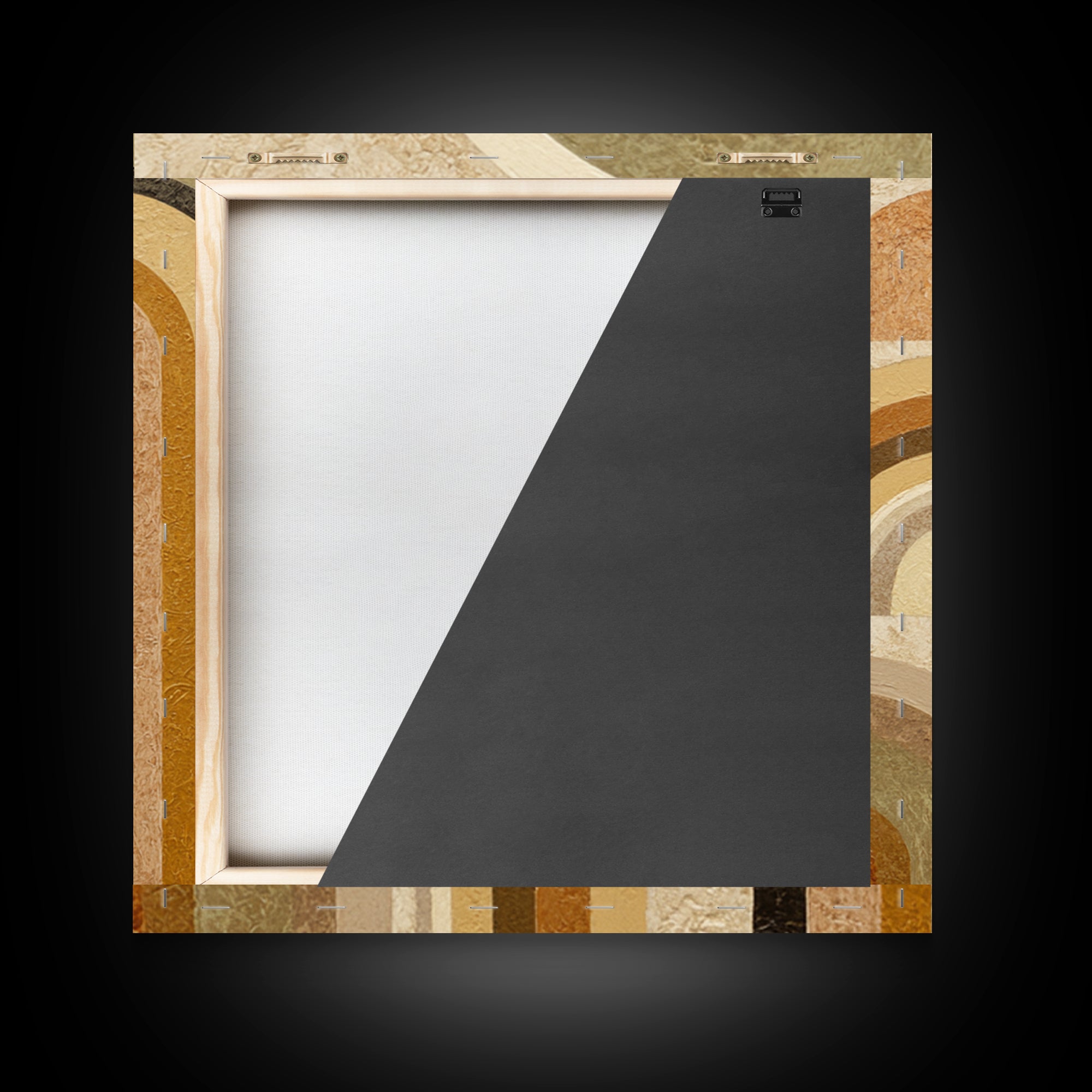 Warm Abstract Arches Canvas Print, Guest Bedroom Art, Modern Decor, Bedroom Decor, Abstract Art, Guest, Home Decor, Poster, GBA-1x1-75
