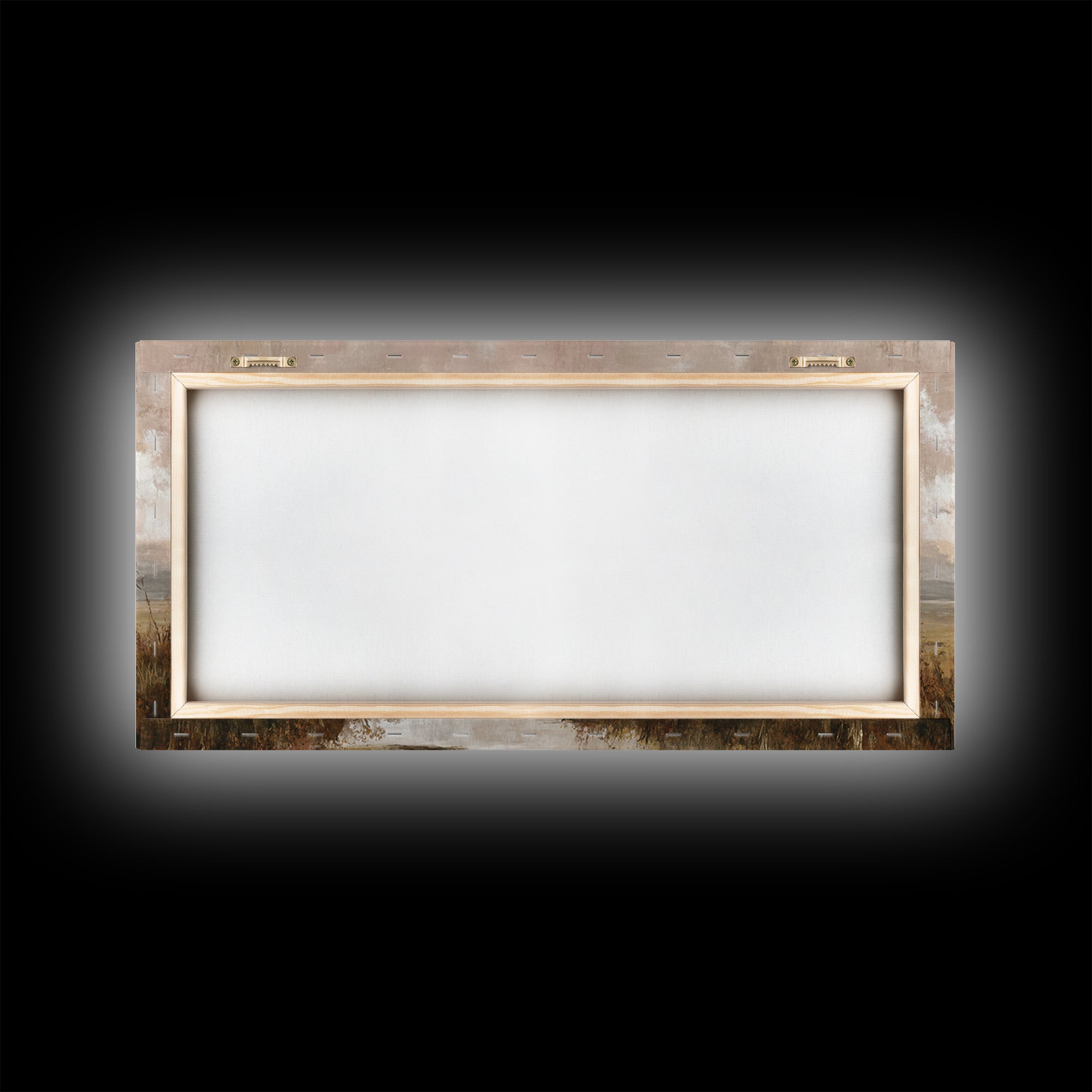 Romantic Cloudscape in Blush and Ivory Framed Canvas Print, Guest Bedroom Art, Minimalist Wall Art, Bedroom Decor, Guest, GBA-2x1-79