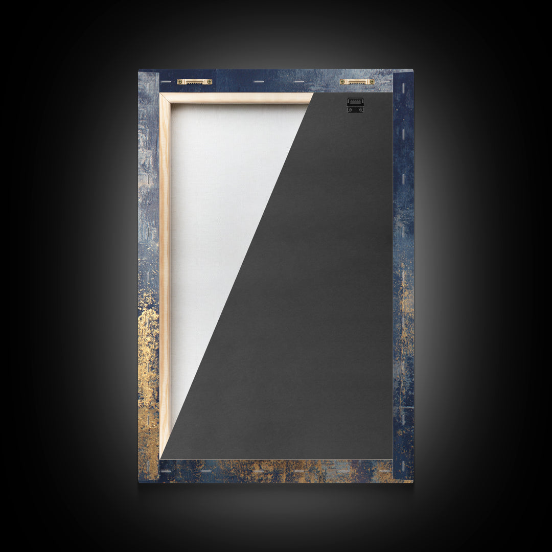 Minimal Moon and Stars Composition Framed Canvas Print, Guest Bedroom Art, Funky Wall Art, Bedroom Decor, Fine Art, Guest, GBA-2x3-24