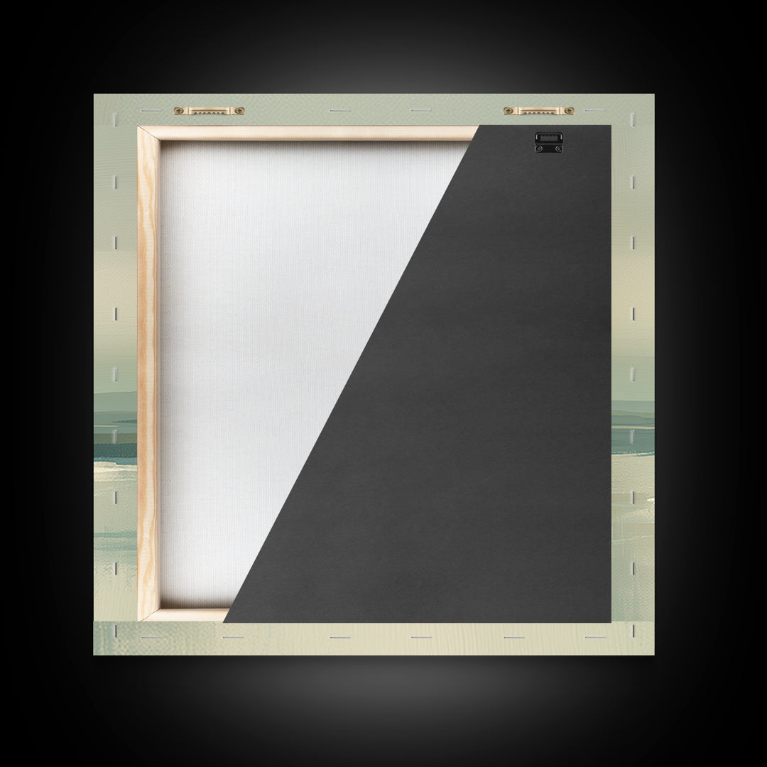 Quiet Abstract Landscape Canvas Print, General Fine Art, Room Decor, Living Room Decor, Fine Art, Digital Prints, GEN-1x1-25