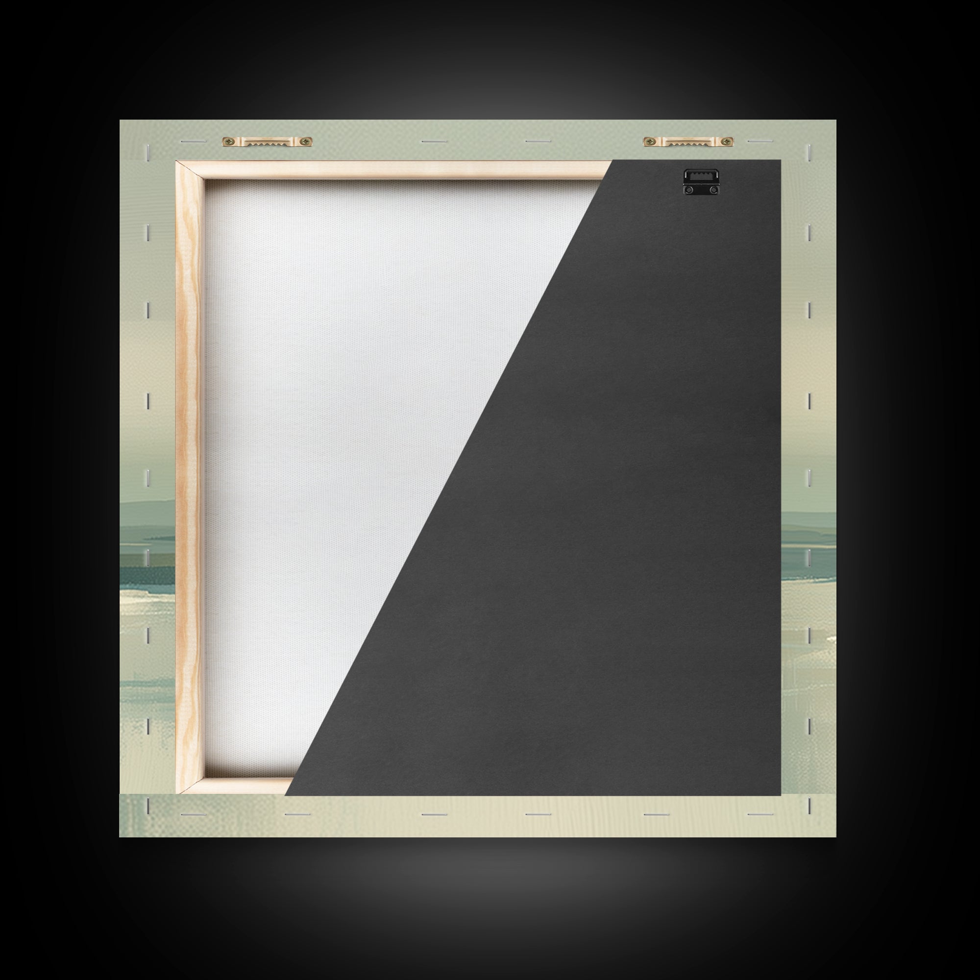 Quiet Abstract Landscape Canvas Print, General Fine Art, Room Decor, Living Room Decor, Fine Art, Digital Prints, GEN-1x1-25