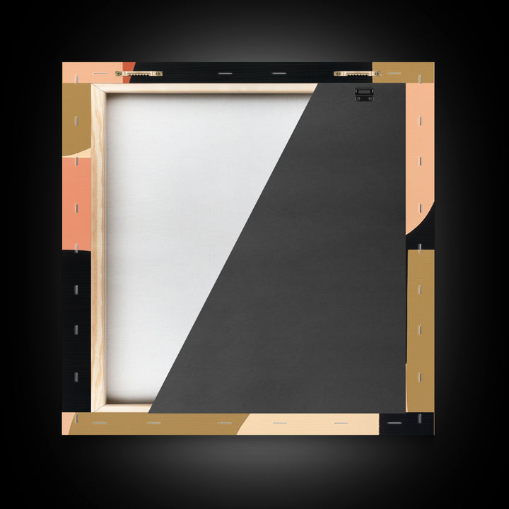 Warm Terracotta Abstract Canvas Print, General Fine Art, Bedroom Decor, Living Room Decor, Abstract Art, Minimalist Decor, GEN-1x1-30