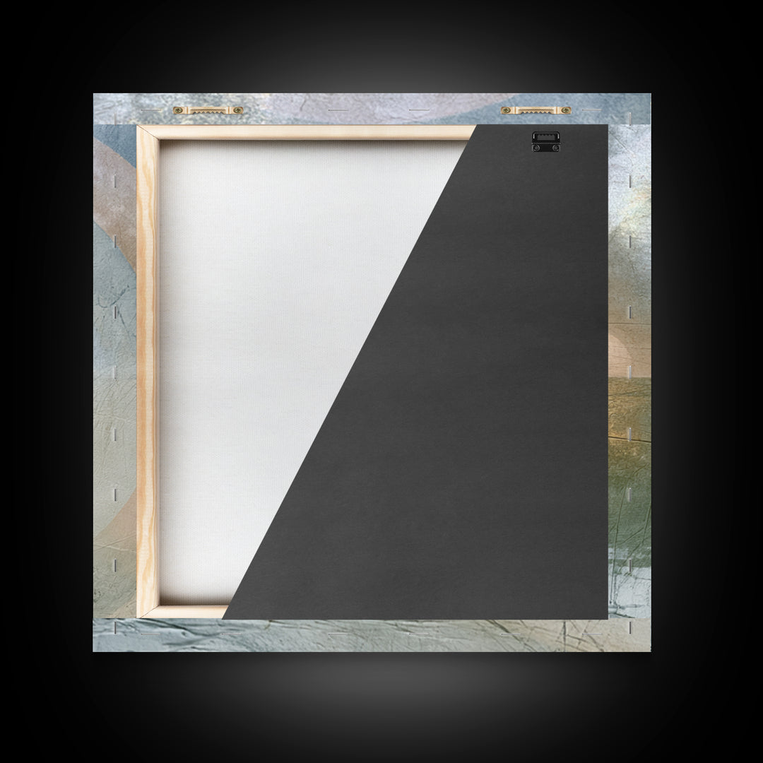 Monochrome Architectural Arch Composition Canvas Print, General Fine Art, Large Wall Art, Living Room Decor, Fine Art, GEN-1x1-60