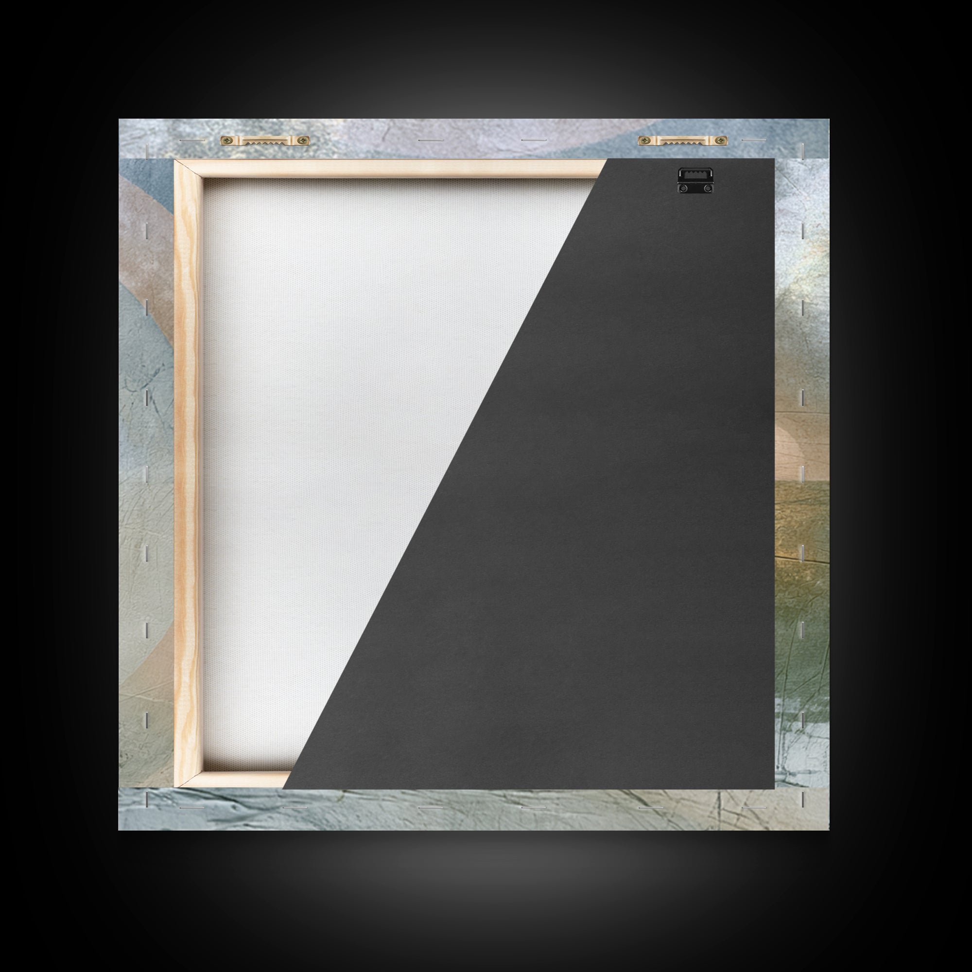 Monochrome Architectural Arch Composition Canvas Print, General Fine Art, Large Wall Art, Living Room Decor, Fine Art, GEN-1x1-60