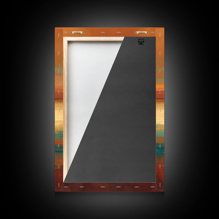 Serene Desert Horizon Framed Canvas Print, General Fine Art, Digital Prints, Living Room Decor, Oil Painting, GEN-2x3-25