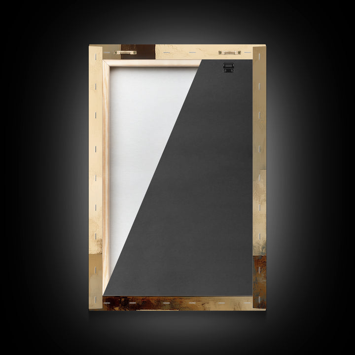 Earthy Plaster Texture Abstract Framed Canvas Print, General Fine Art, Digital Art, Living Room Decor, Fine Art, GEN-2x3-47