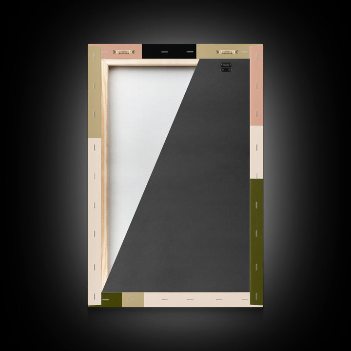Modern Geometric Composition Framed Canvas Print, General Fine Art, Printable, Living Room Decor, Fine Art, Framed Wall Art, GEN-2x3-90