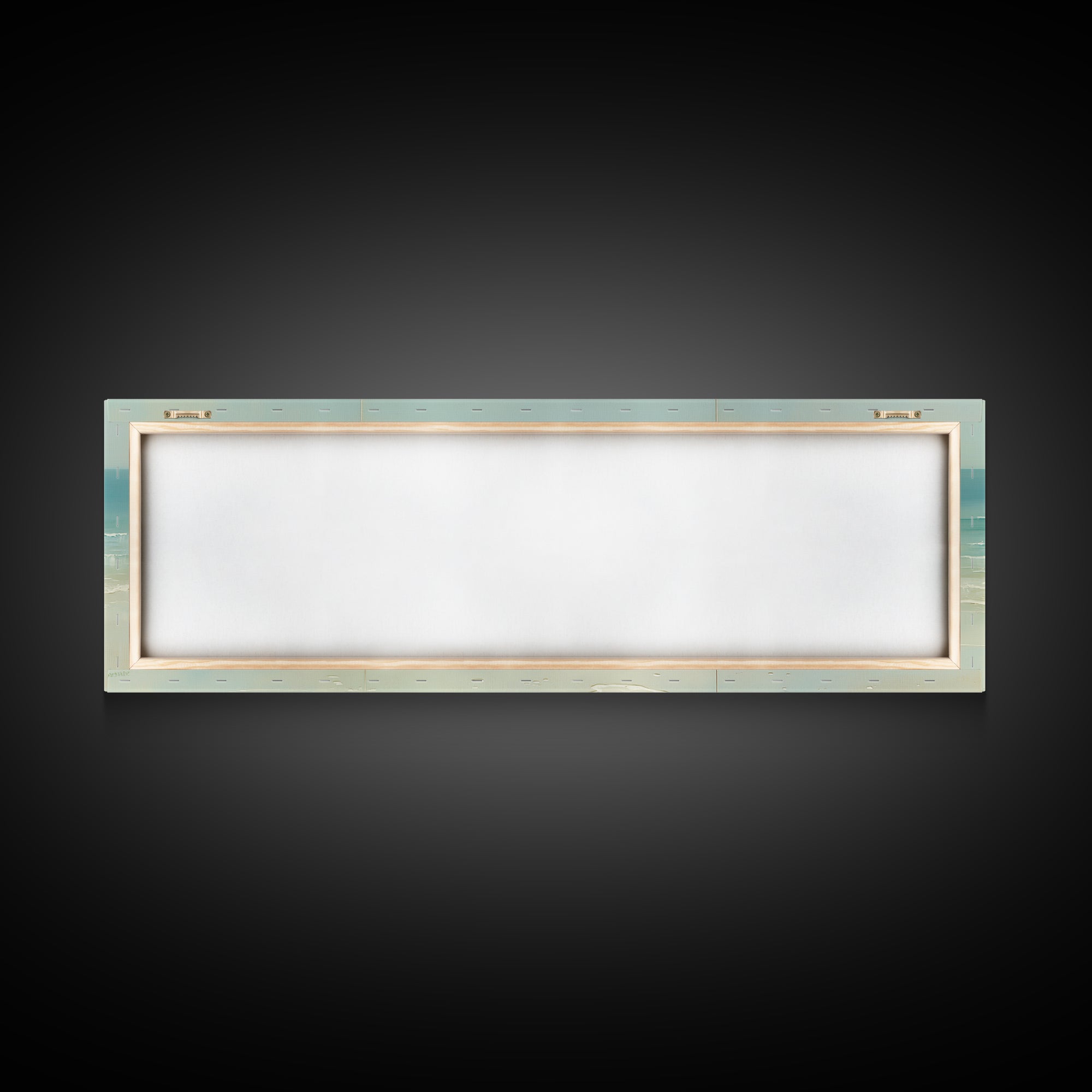 Coastal Water Study Framed Canvas Print, General Fine Art, Gallery Decor, Living Room Decor, Fine Art, Wall Art, GEN-3x1-69