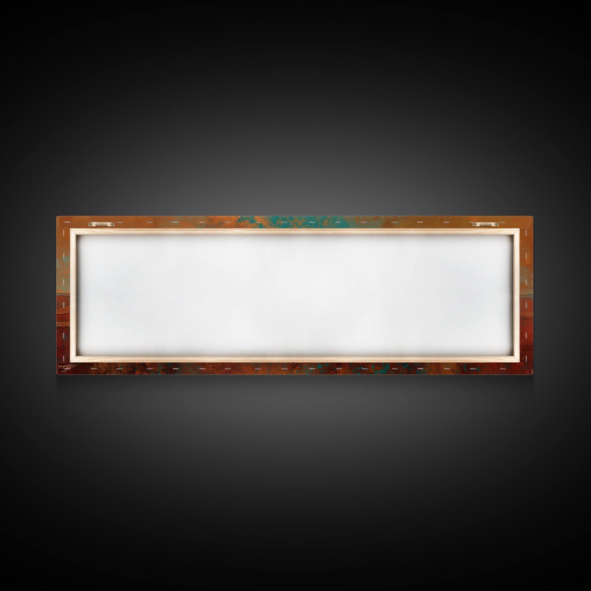 Serene Desert Horizon Framed Canvas Print, General Fine Art, Mid Century Modern, Living Room Decor, Fine Art, GEN-3x1-9