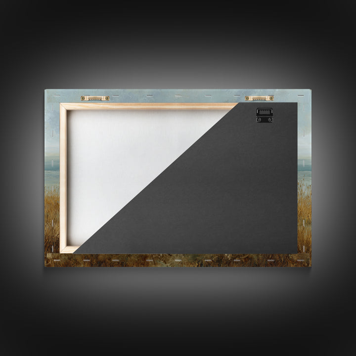 Quiet Abstract Landscape Framed Canvas Print, General Fine Art, Room Decor, Living Room Decor, Fine Art, Digital Prints, GEN-3x2-77