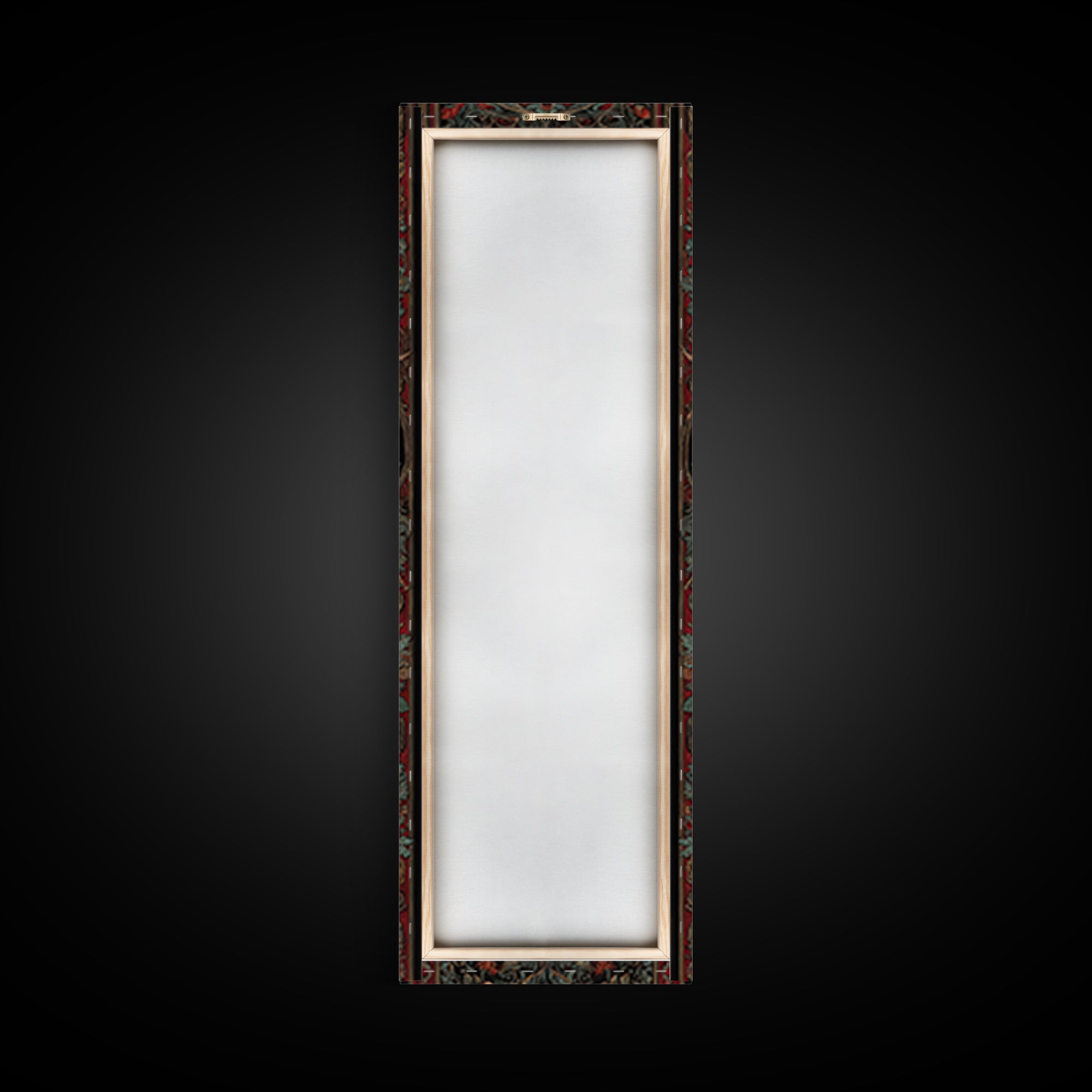 Medieval Illuminated Border Canvas Print, Gothic Art, Room Decor, Living Room Decor, Fine Art, Gothic, Printable Wall Art, GOT-1x3-28