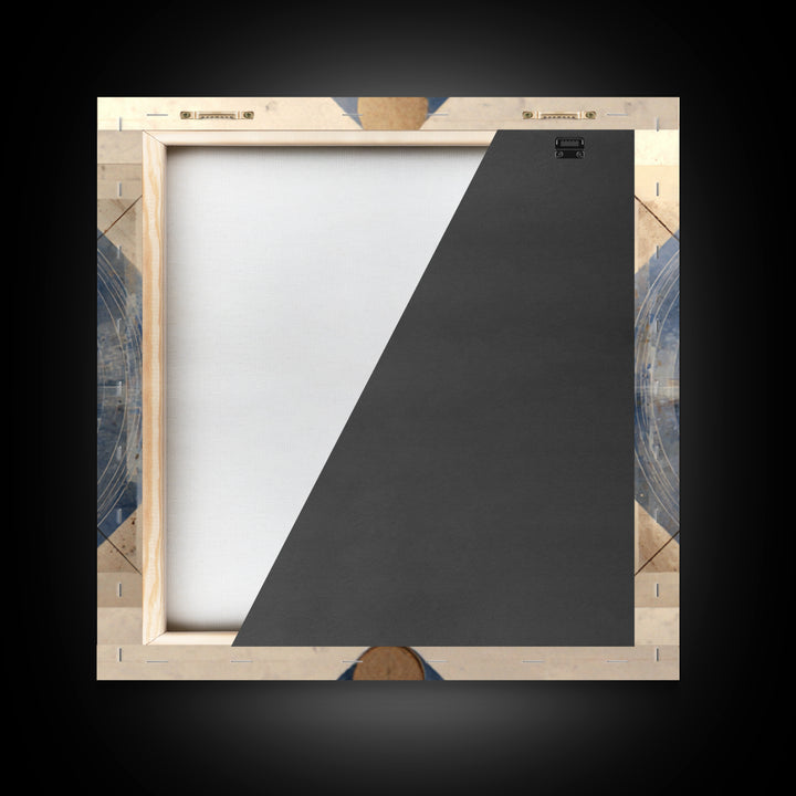 Air Hockey Puck Framed Canvas Print, Game Room Art, Playroom Wall Decor, Game Room Decor, Abstract Art, Play, Statement Artwork, GRA-1x1-42